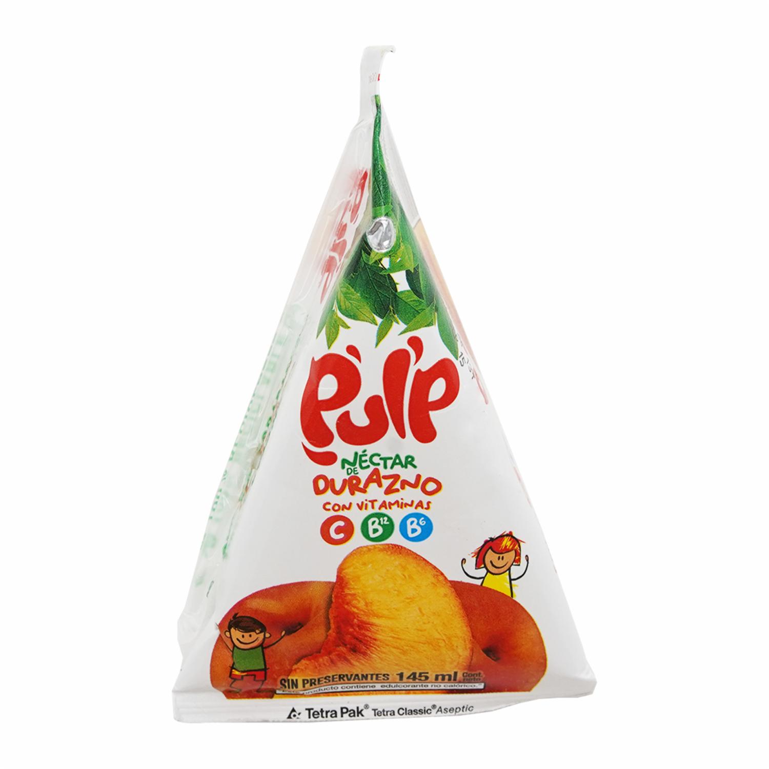 Jugo De Durazno Piramidal PULP Tetrapack