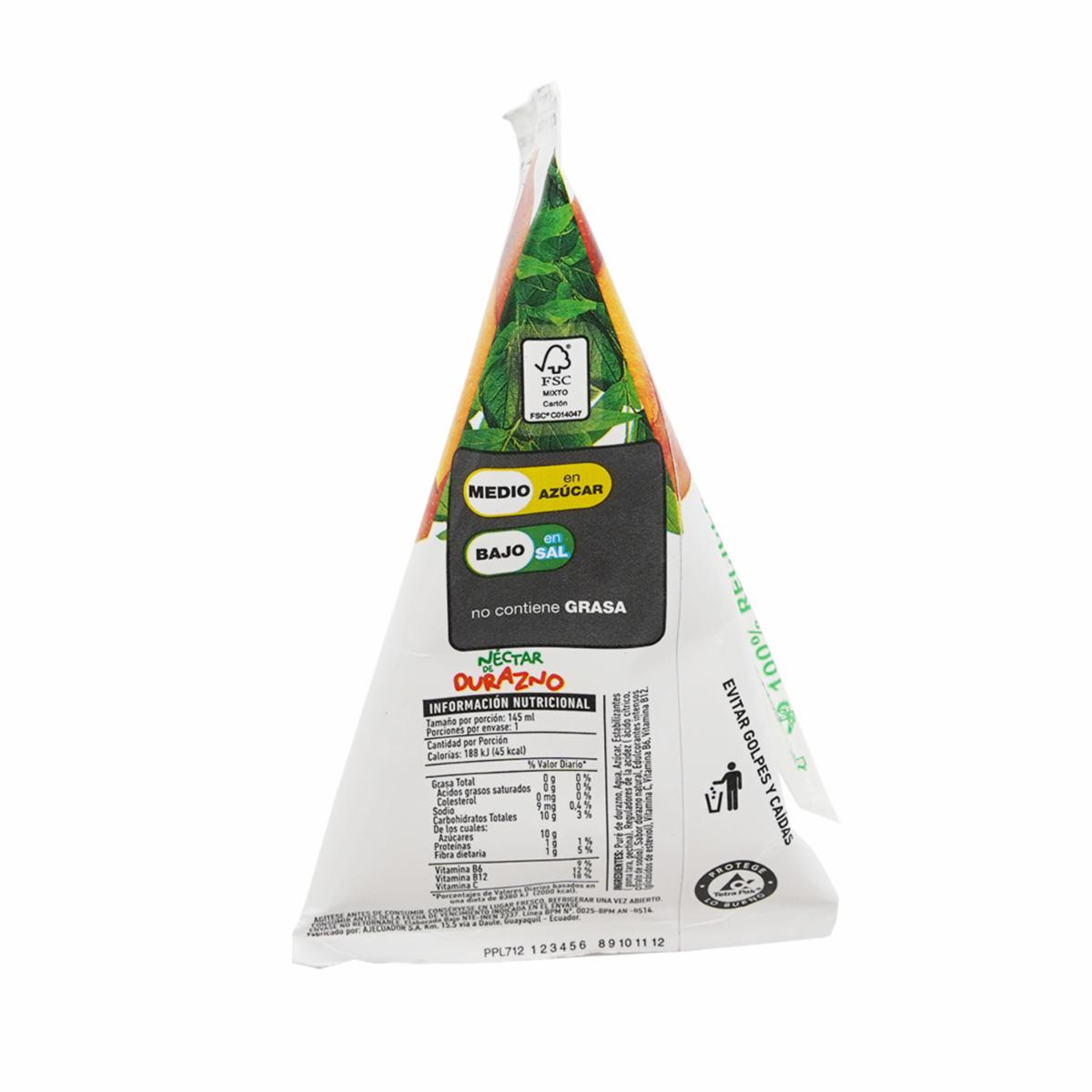 Jugo De Durazno Piramidal PULP Tetrapack - Image 4