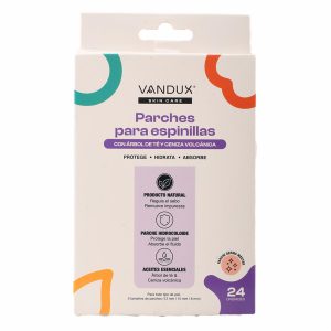 Parches Para Espinillas Con Árbol de Té Y Ceniza Volcánica VANDUX X 24 Uds