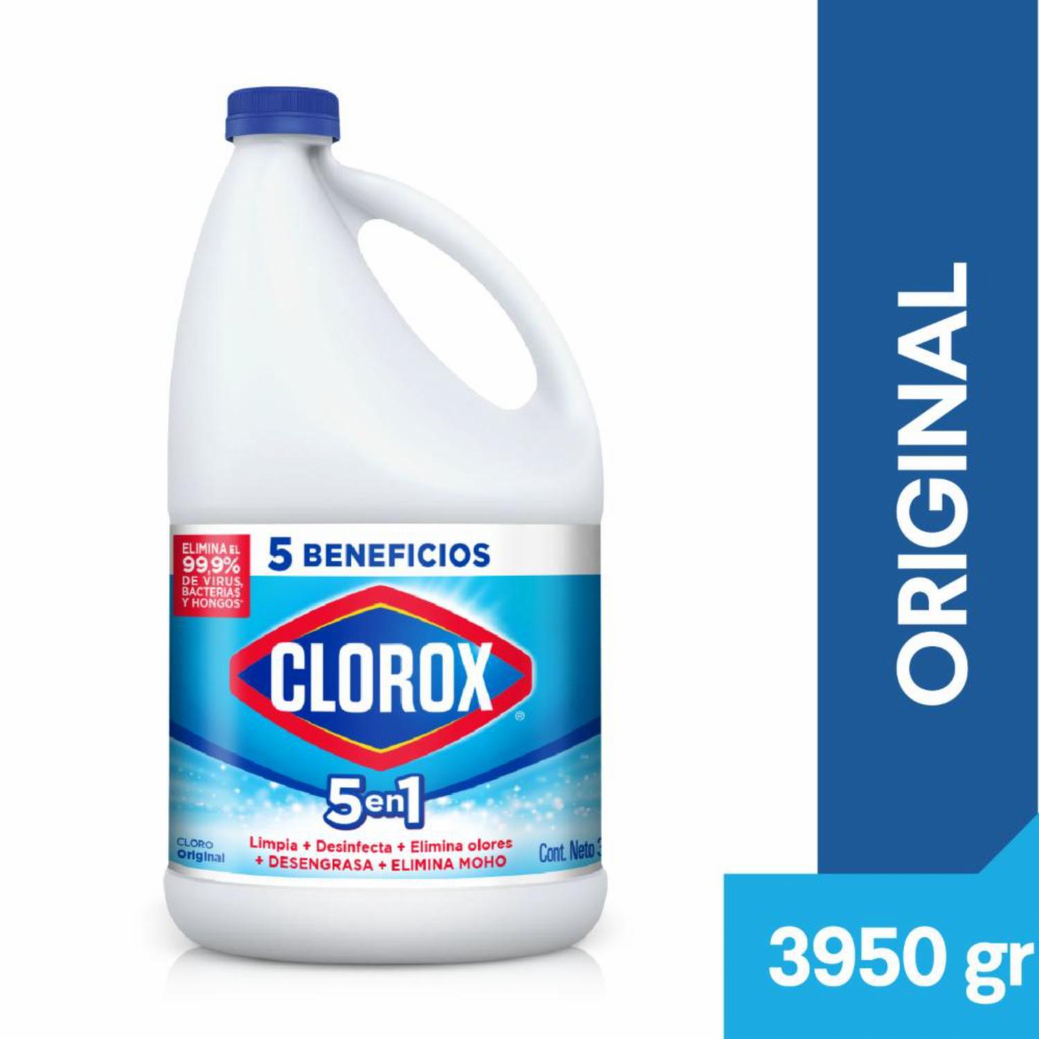 Cloro Líquido Original Botella CLOROX 3.950 G