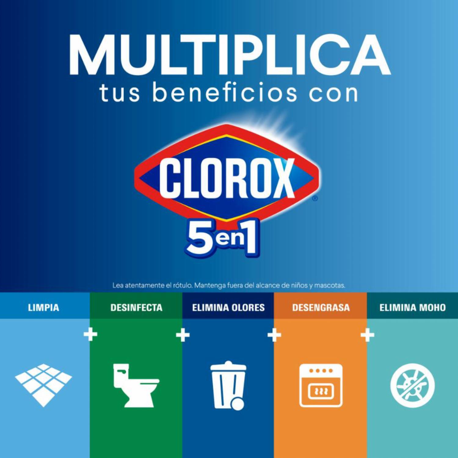 Cloro Líquido Original Botella CLOROX 3.950 G - Image 3