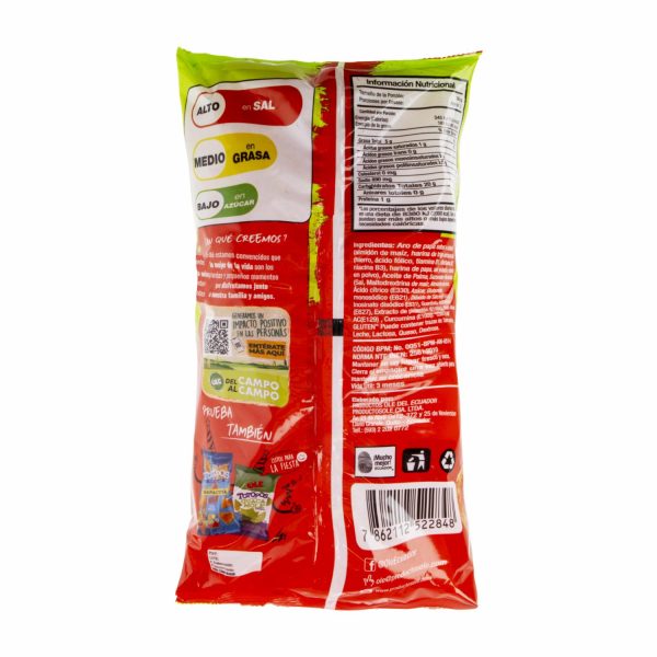 Aritos De Cebolla Sabor A Chile Y Limón OLÉ - Image 2