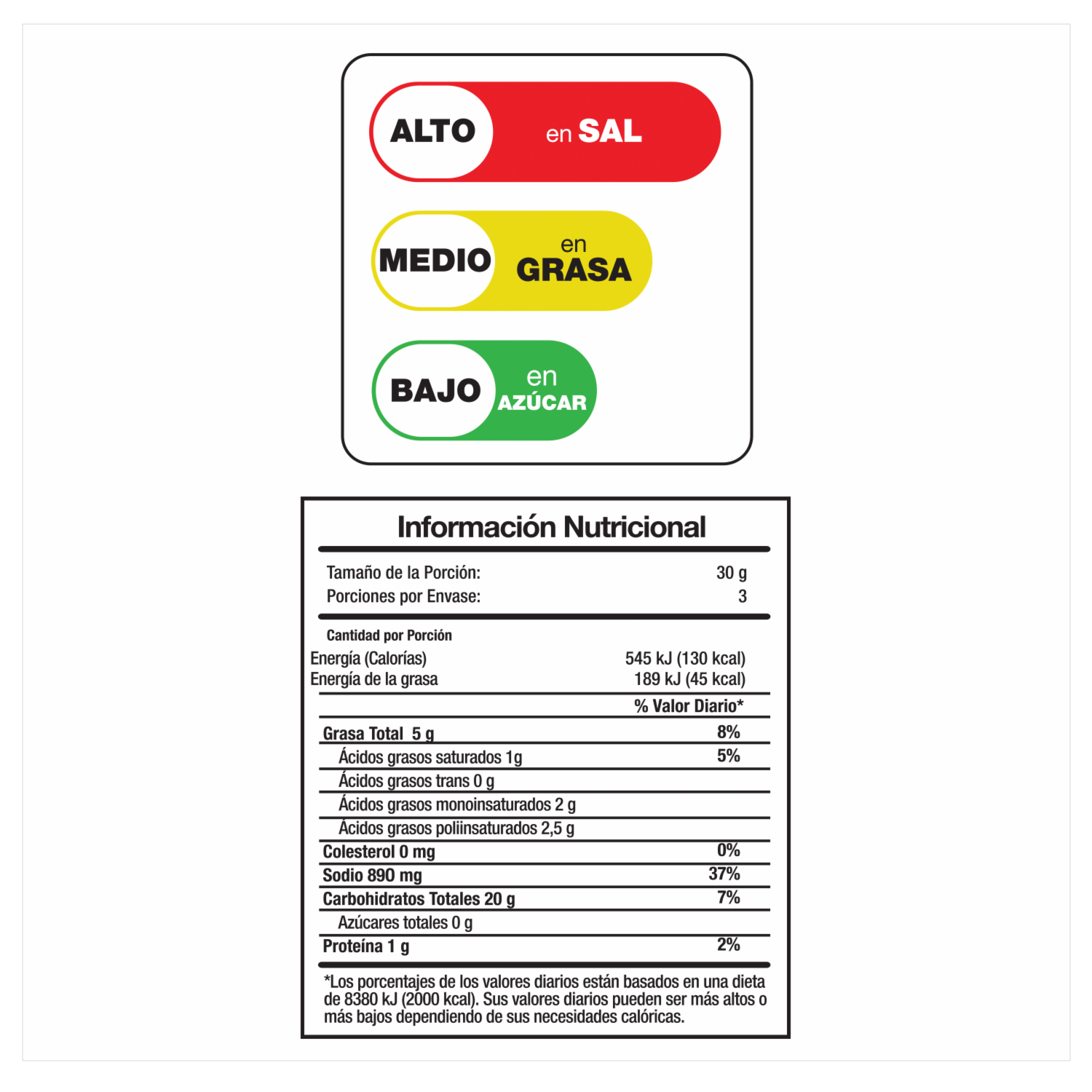 Aritos De Cebolla Sabor A Chile Y Limón OLÉ 100 G - Image 3