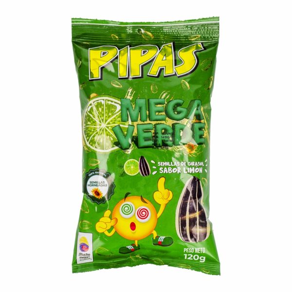 Semillas De Girasol Sabor Mega Limón PIPAS