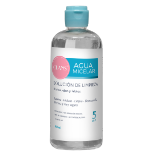 Agua Micelar Desmaquillante CLANS 400 Ml