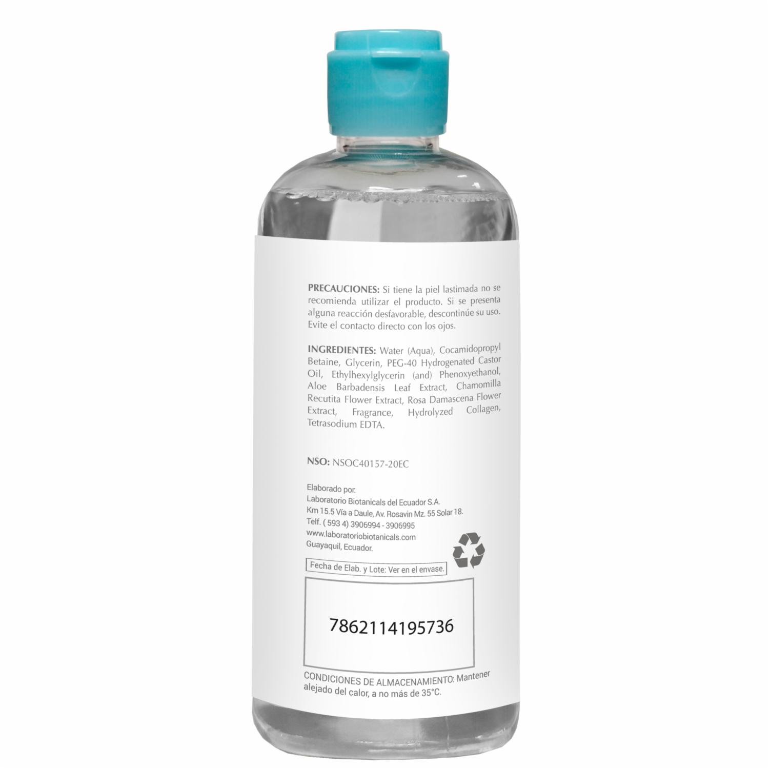 Agua Micelar Desmaquillante CLANS 400 Ml - Image 2