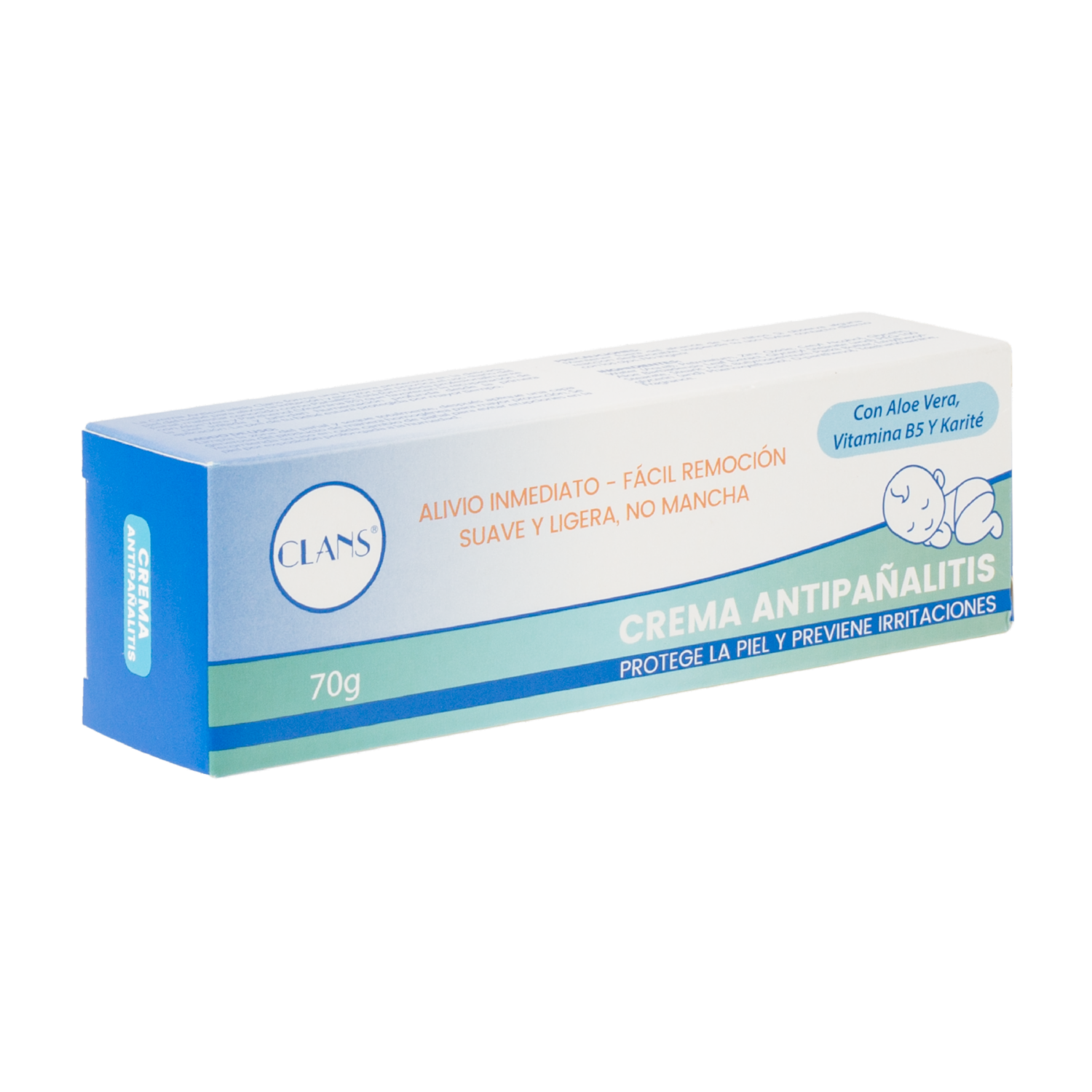 Crema Dermoprotectora Antipañalitis Hidratante CLANS 70 G - Image 5