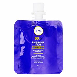Protector Solar 60 SPF Con Acción Hidratante Y Humectante CLANS 30 G