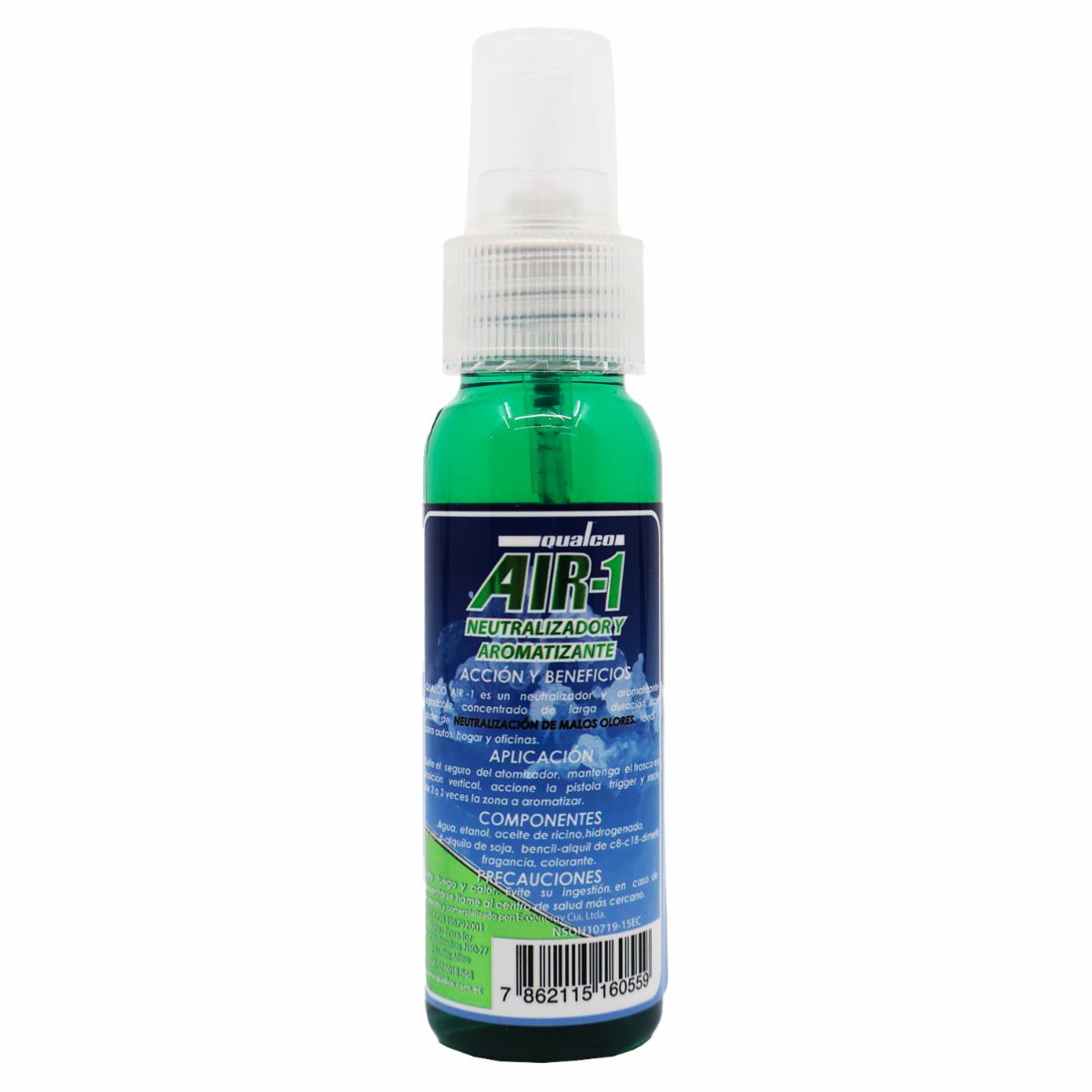 Ambiental Para Auto Air-1 Neutralizador Y Aromatizante Choco-Menta QUALCO 60 Ml - Image 2
