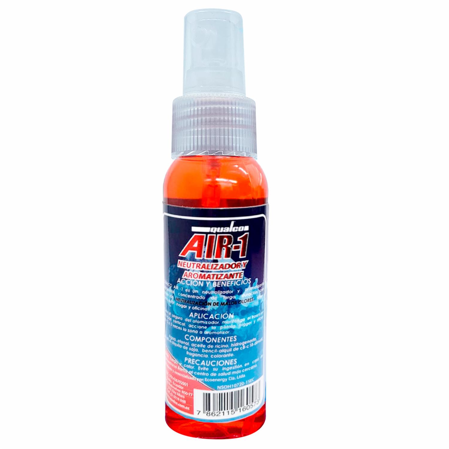 Ambiental Para Auto Air-1 Neutralizador Y Aromatizante Fresa QUALCO 60 Ml - Image 2