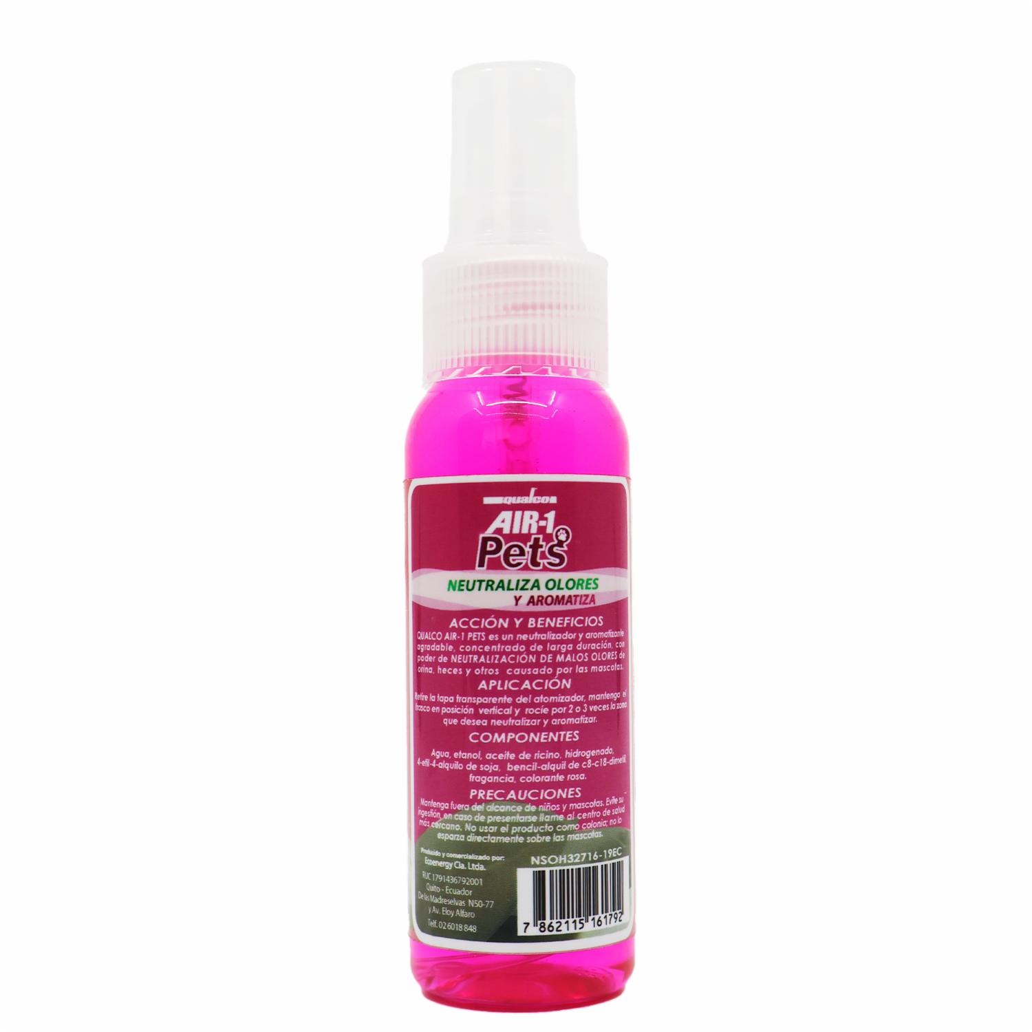 Neutralizador De Olores Air-1 Pets Sandía-Menta QUALCO 60 Ml - Image 2