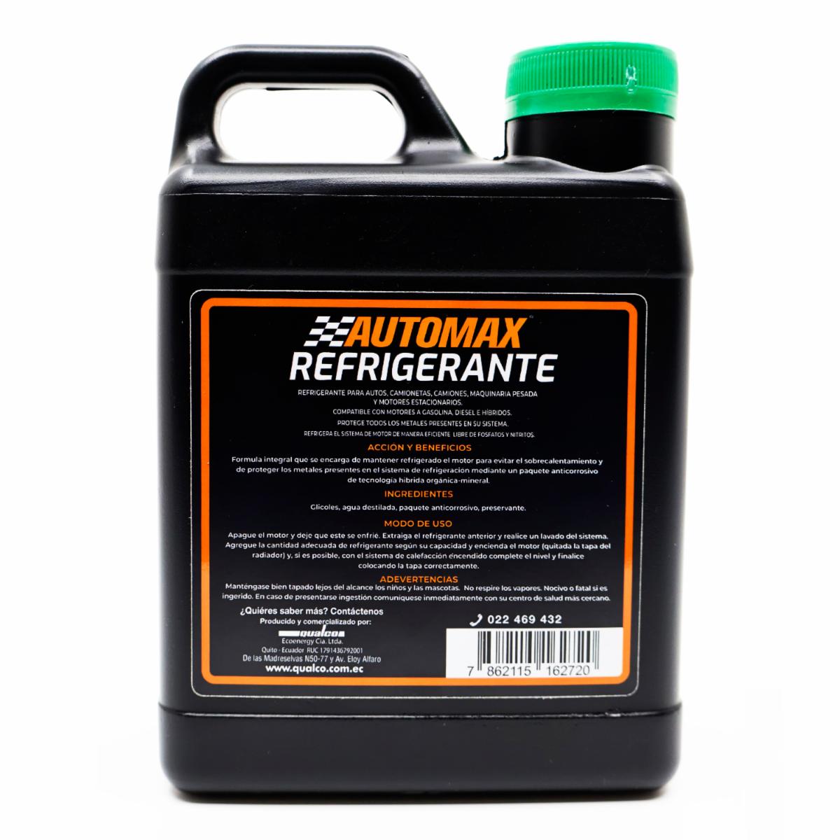 Refrigerante Automotriz Verde AUTOMAX 1000 Ml - Image 2
