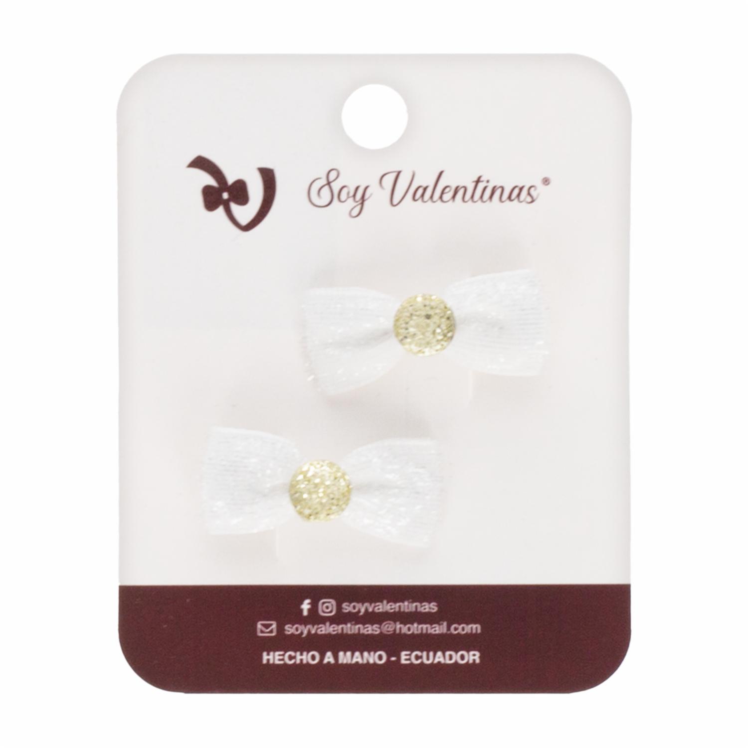 Valentinas Lazo Mini Brillo SOY VALENTINAS X 2 Uds