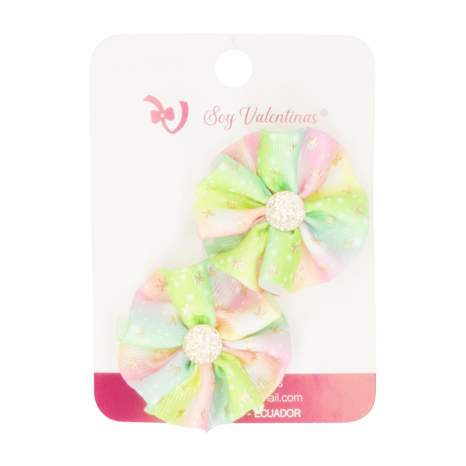 Flor Arrugada SOY VALENTINAS X 3 Uds