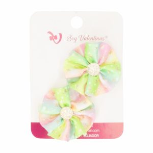 Vinchas De Cabello Tipo Flor Arrugada SOY VALENTINAS X 3 Uds
