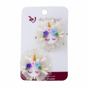Vinchas De Cabello Clip Unicornio X2 SOY VALENTINAS Paquete