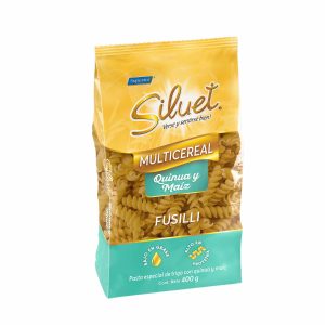 Pasta De Fideo Fusilli Quinua Y Maíz SILUET 400 G