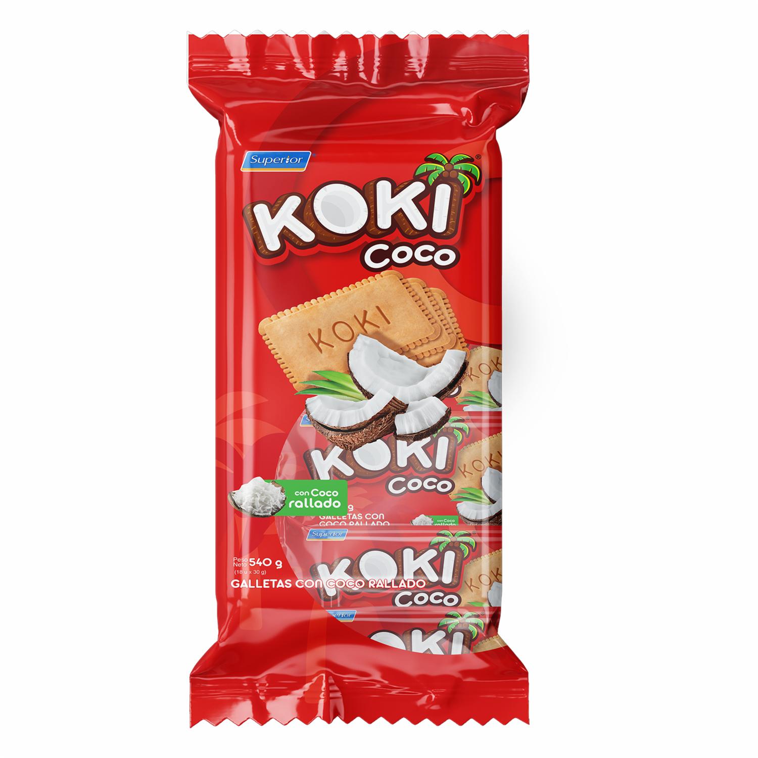 Galleta De Dulce Con Coco Rallado KOKI 540 G