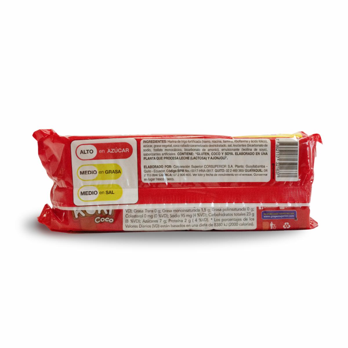 Galleta De Dulce Con Coco Rallado KOKI 210 G - Image 3