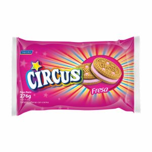 Galleta De Dulce Rellenas Sabor A Fresa CIRCUS 276 G