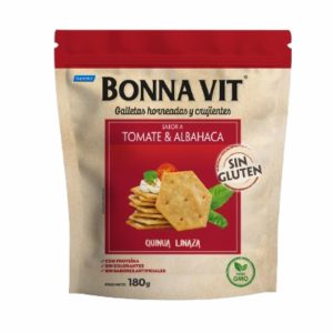 Galletas De Sal Con Tomate Y Albahaca BONNA VIT 180 G