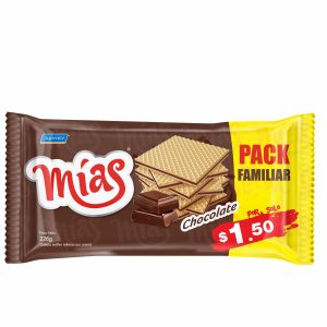 Galleta Wafer Sabor A Chocolate MÍAS 226 G