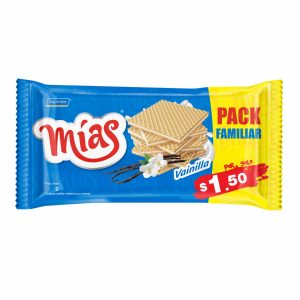 Galleta Wafer Sabor A Vainilla MÍAS 226 G