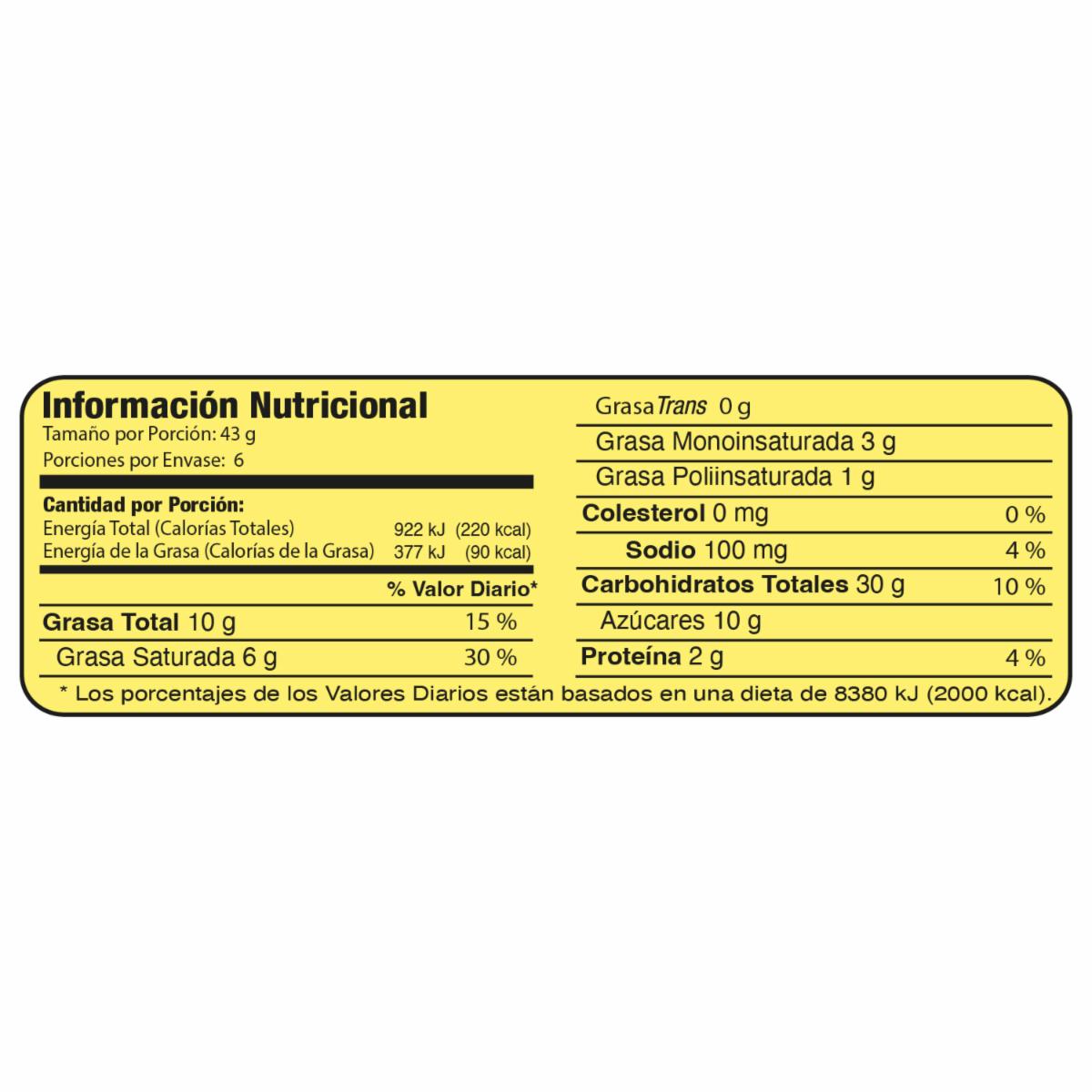 Galleta De Dulce Horneadas Con Chispas Y Base Glaseada De Chocolate KRISPIZ 258 G - Image 2