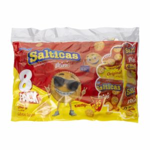 Galletas De Sal Mini Horneadas Y Crocantes SALTICAS 8X30 G