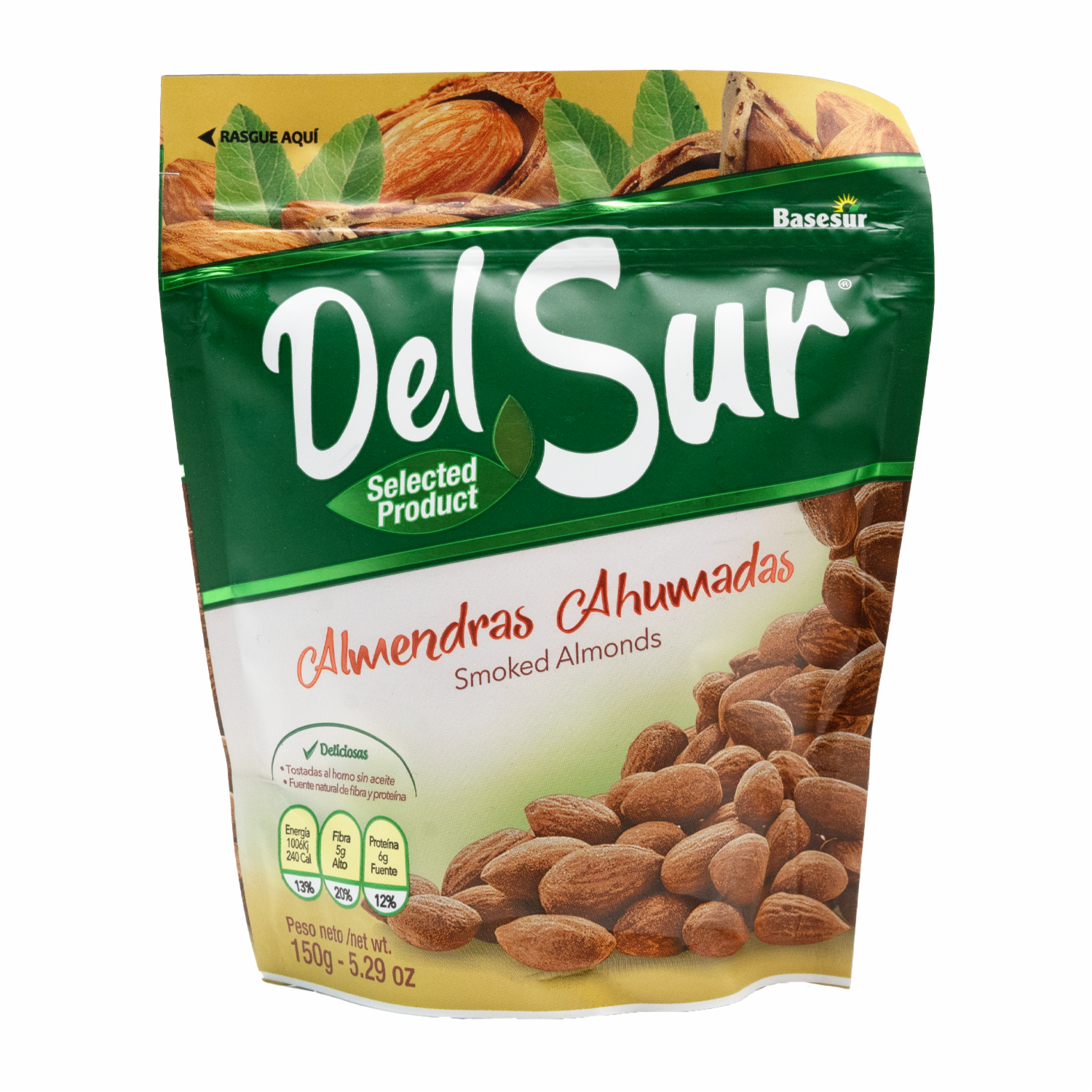 Almendras Ahumadas DEL SUR 150 G