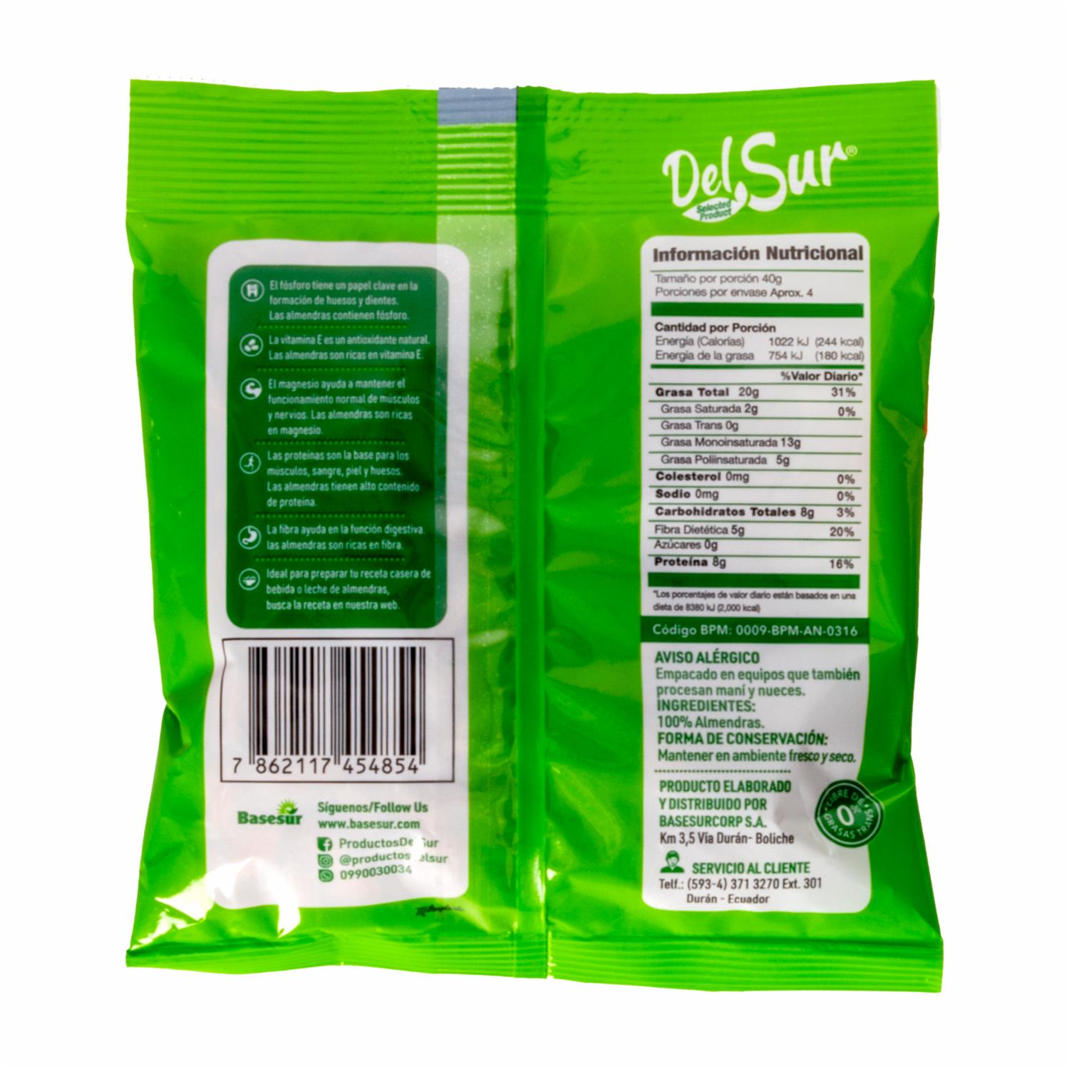 Almendras Gluten Free DEL SUR 150 G - Image 3