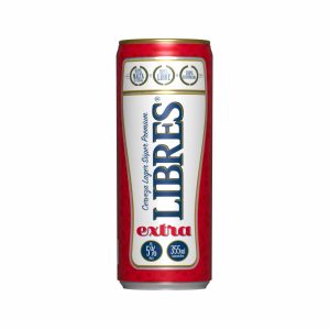 Cerveza Lager Súper Premium 5% Vol. Alc. LIBRES Lata 355 Ml