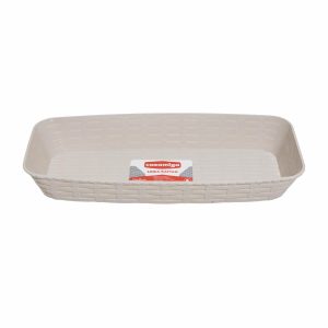 Canastilla De Cubiertos Beige Absolu SR. PLÁSTYKO 24 X 4 Cm
