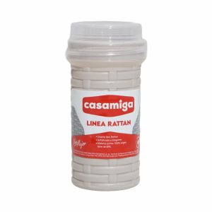 Salsero Cilíndrico Beige Absolu SR. PLÁSTYKO 10 X 4 Cm