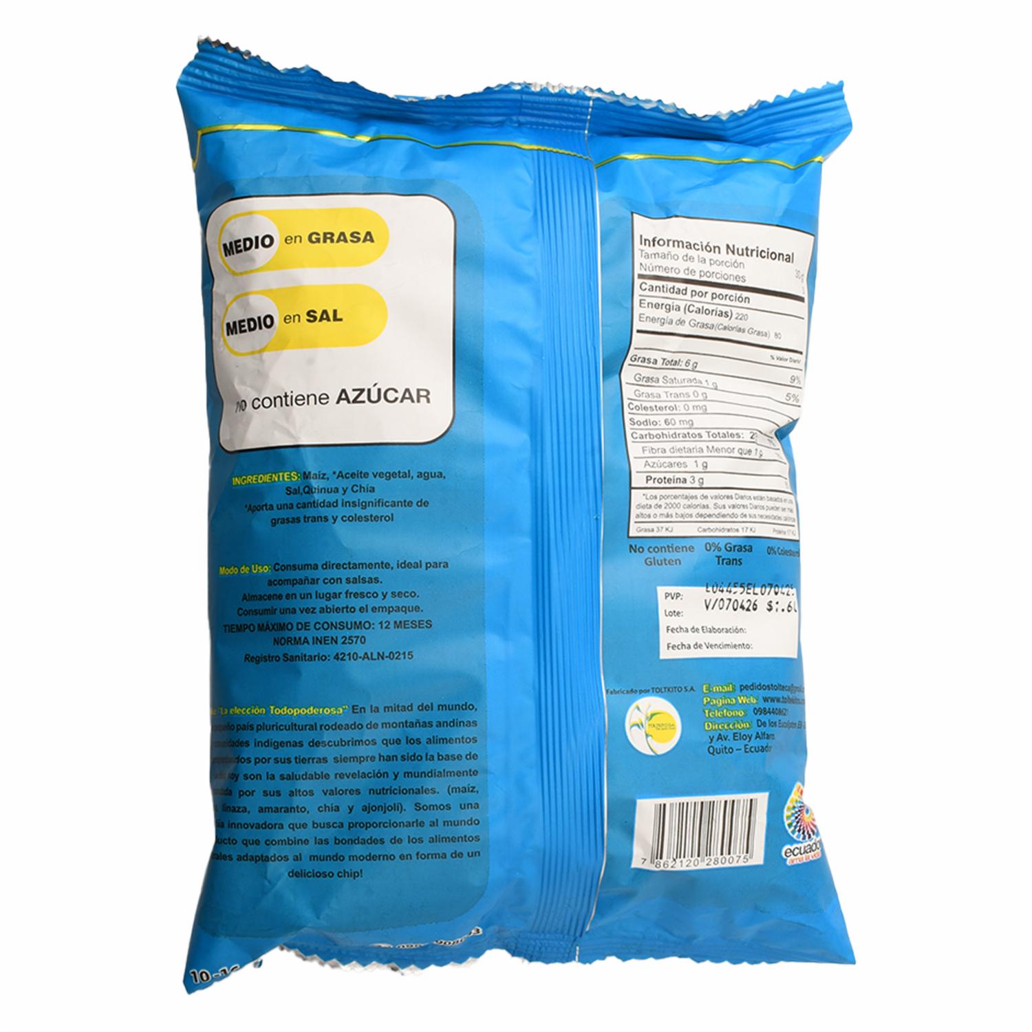 Bocaditos De Quinua Y Chía ANDEANCHIP 90 G - Image 3