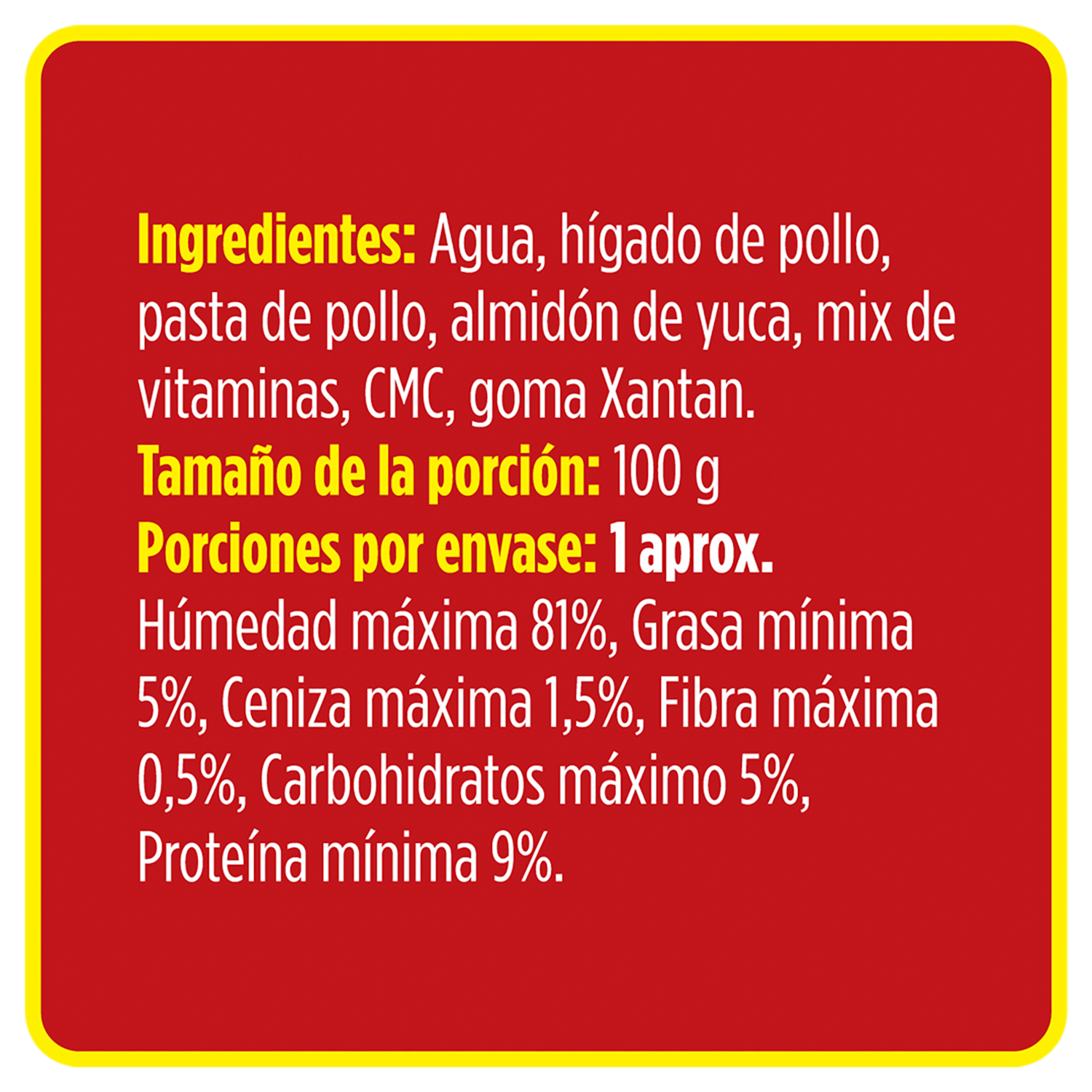 Alimento Húmedo Para Gatos De Hígado Pollo PURE NATURE 85 G - Image 3