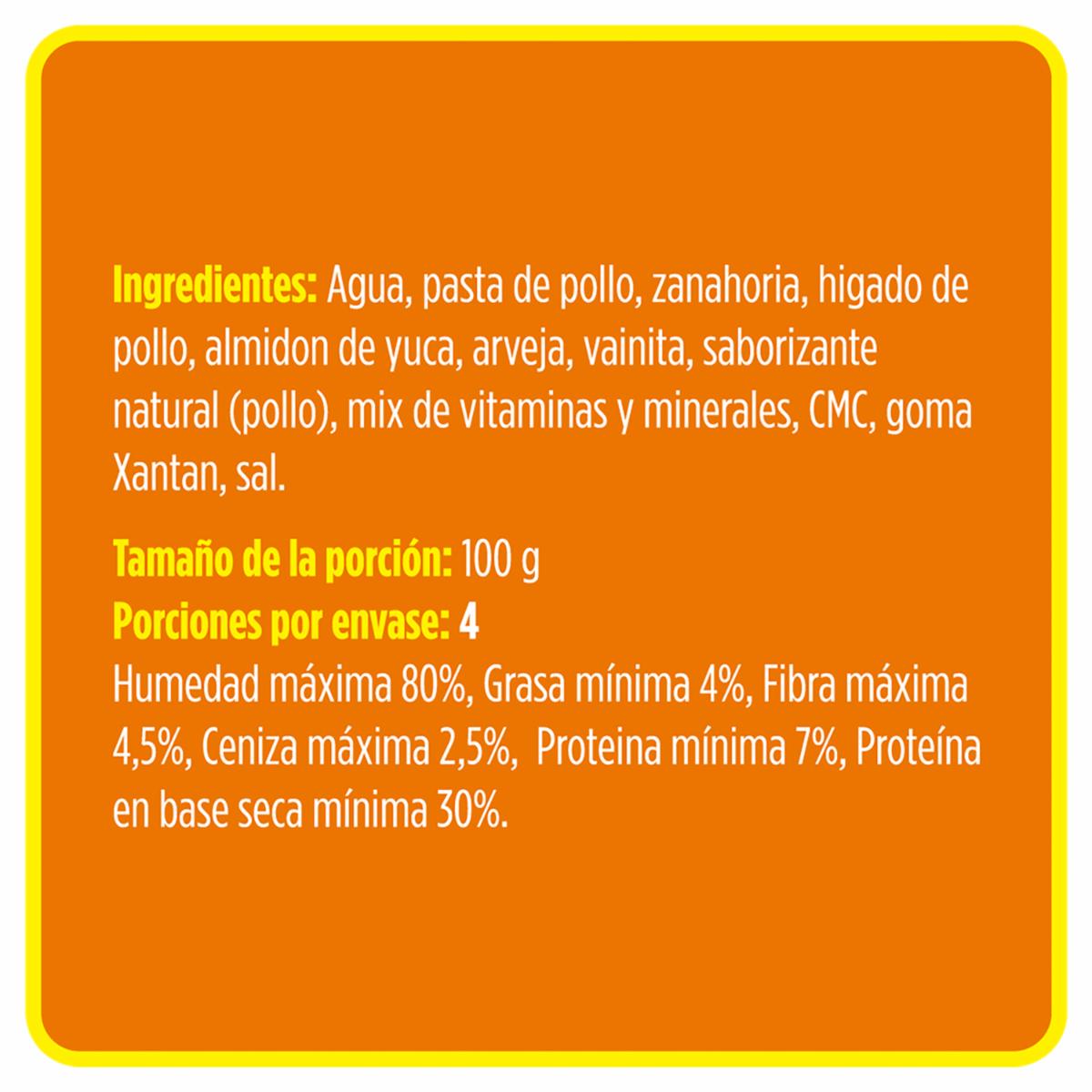 Alimento Húmedo Para Perros Pollo Con Vegetales PURE NATURE 400 G - Image 2