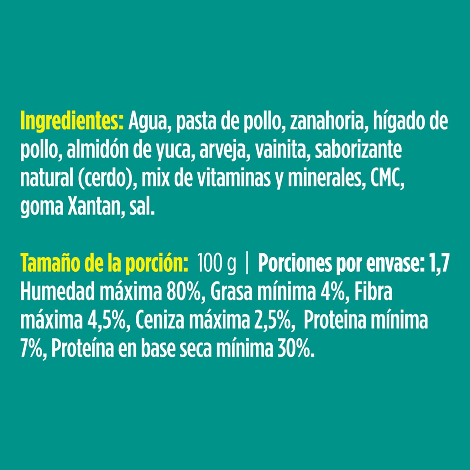 Alimento Húmedo Para Perros Cerdo Con Vegetales PURE NATURE 170 G - Image 2