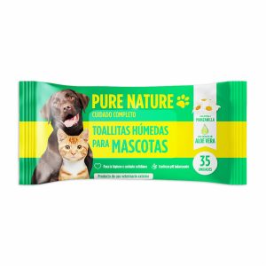 Toallitas Húmedas Para Mascota PURE NATURE