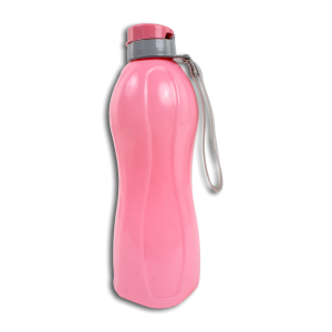 Tomatodo Squeeze Rosa Con Cordón PLASTIC HOUSE 900 Ml