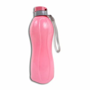 Tomatodo Squeeze Rosa Con Cordón PLASTIC HOUSE 900 Ml