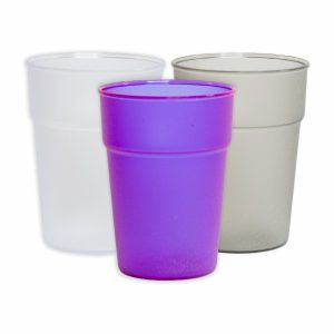 Vaso Plástico Color Humo 350 Ml PLASTIC HOUSE PLHSH014