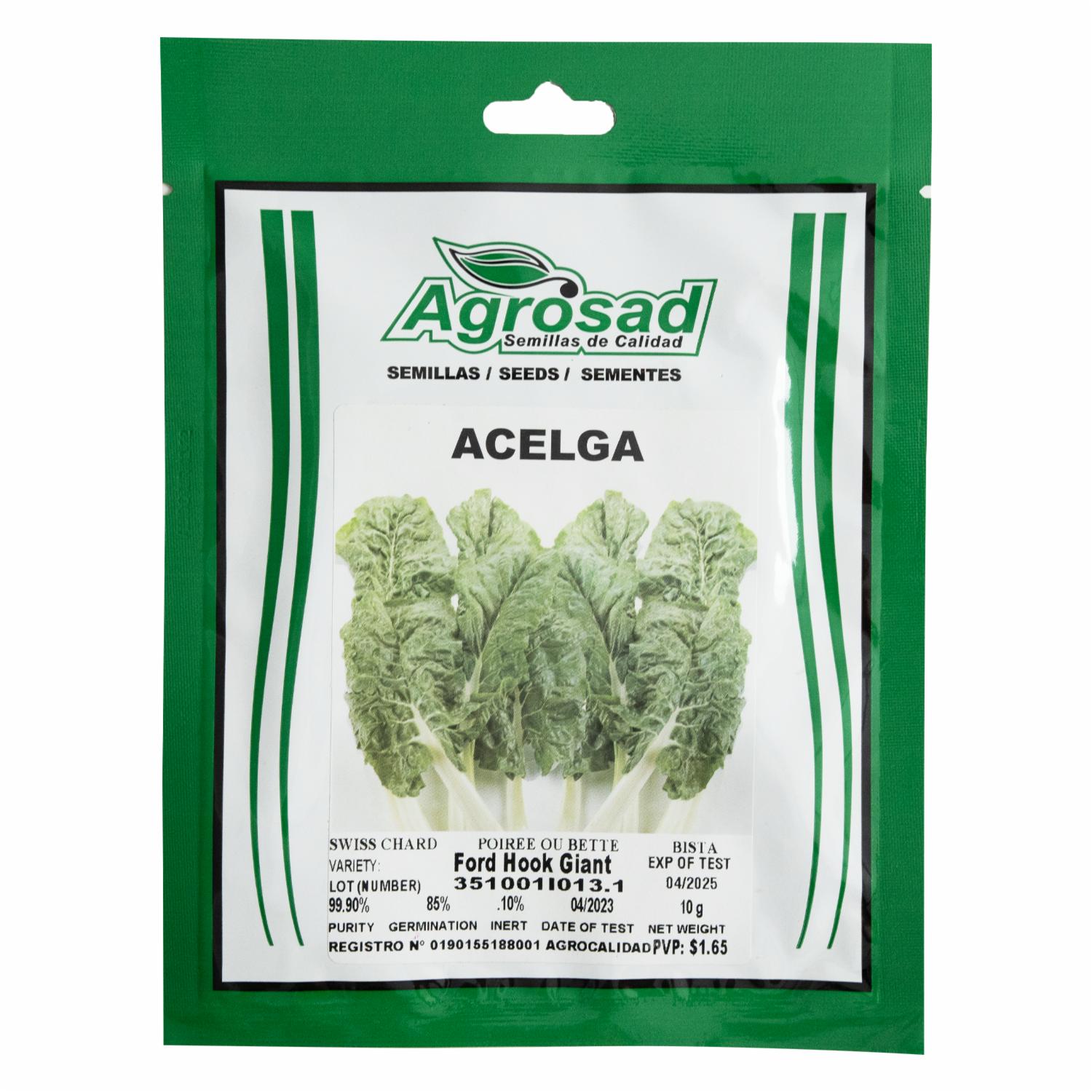 Semillas De Acelga AGROSAD 10 g
