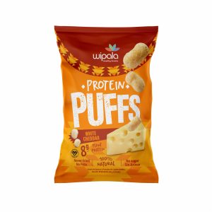 Puff De Proteína Queso Cheddar Blanco WIPALA 40 G