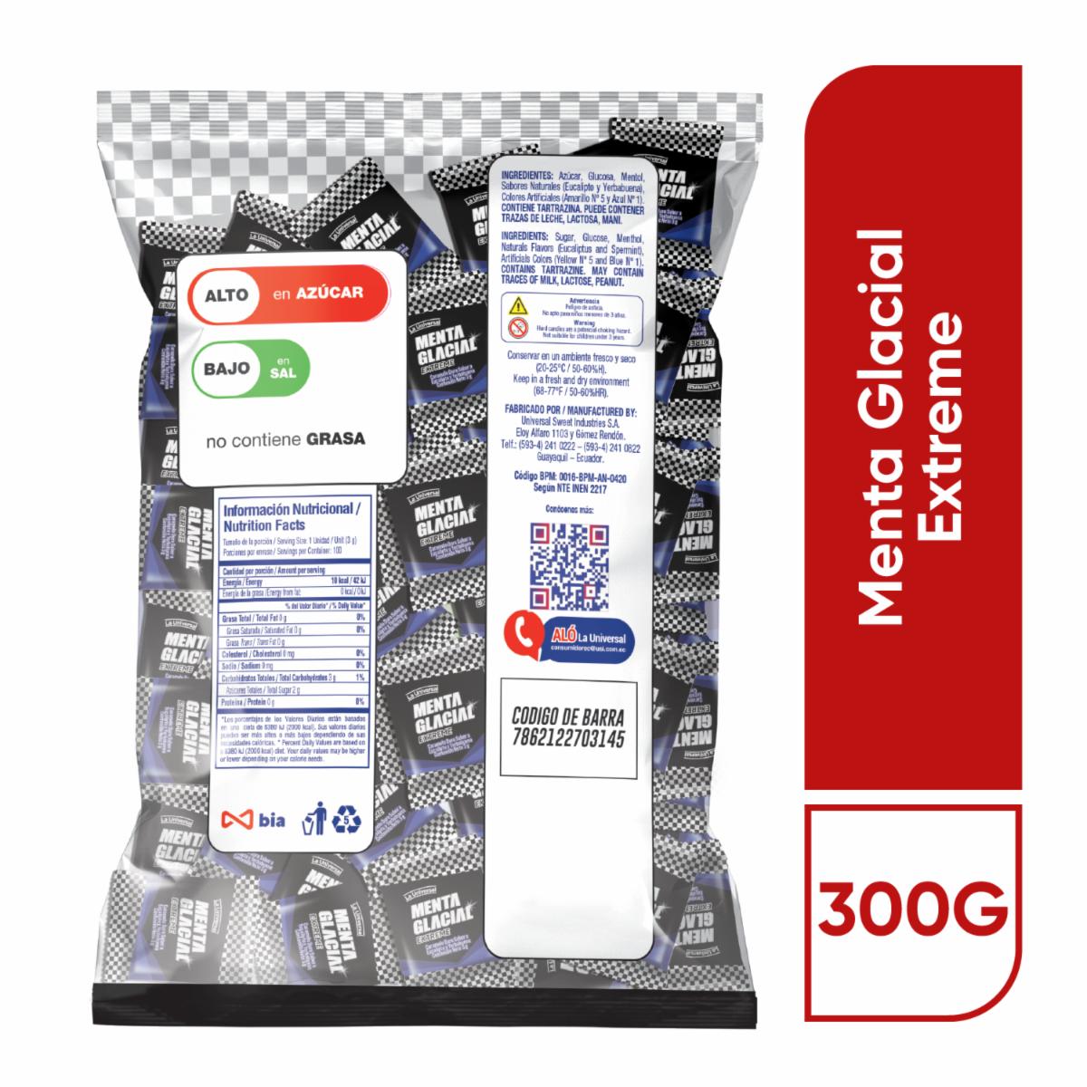 Caramelos Mentolado Extreme MENTA GLACIAL 300 G - Image 3