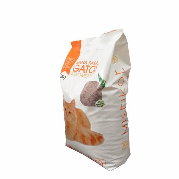 Arena Para Gatos Aglomerante 100% Natural MISTIKAT - Image 3