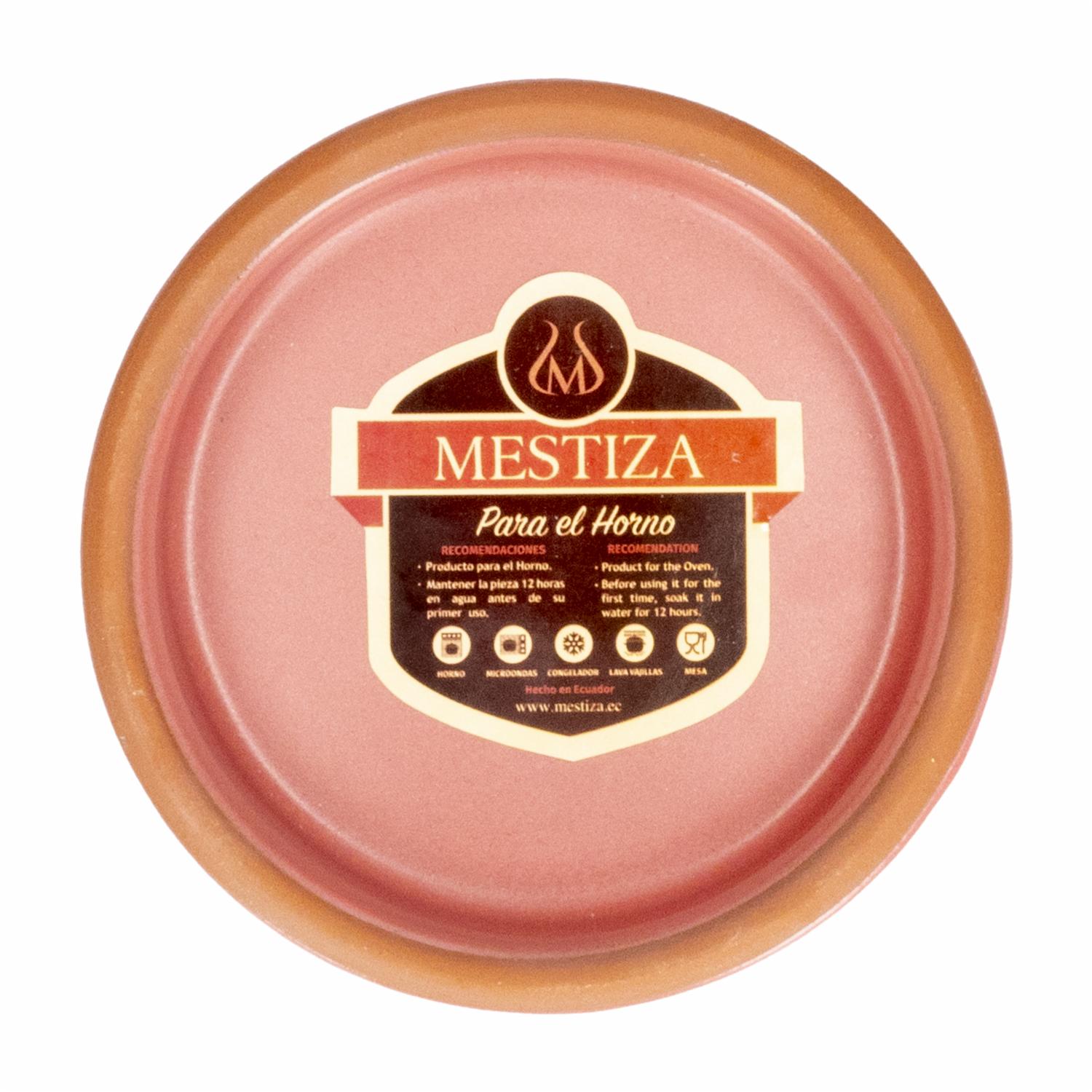 Cazuela Sin Asa Color Rosa Mate MESTIZA Unidad - Image 2