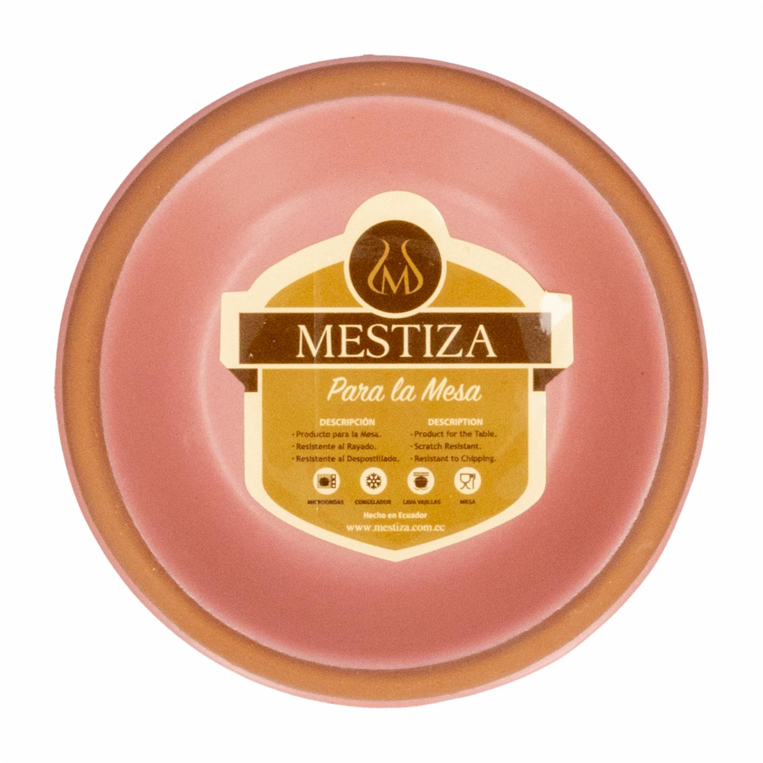 Salsero Alfarero Color Rosa Mate MESTIZA Unidad - Image 2