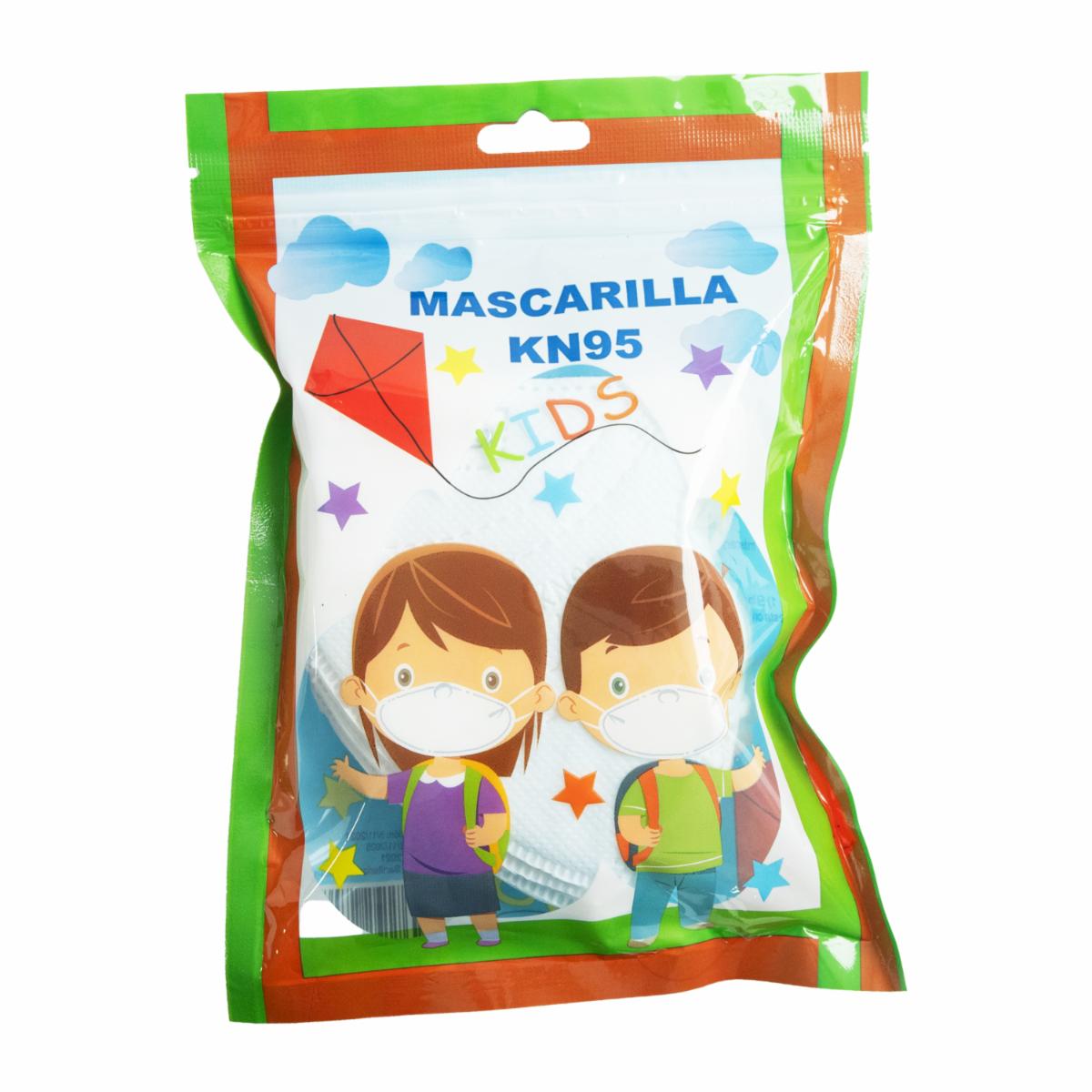 Mascarilla Kn95 Niños Blanca IMTECPLAST X 10 Uds