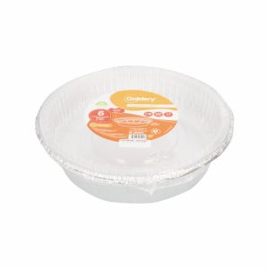 Envase Aluminio Redondo Con Tapa GOLDERY X 6 Uds